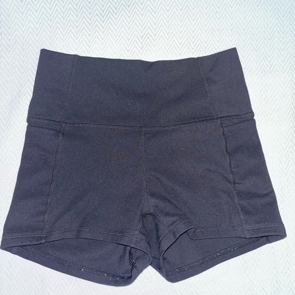 Women's Black High-Waisted Shorts